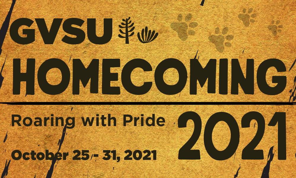 GVSU homecoming 2021 poster